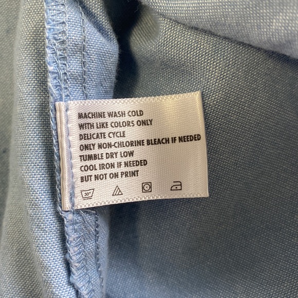 Blue button down - Picture 5 of 5